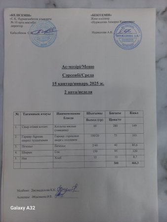 15,01.25 Ас мәзірі