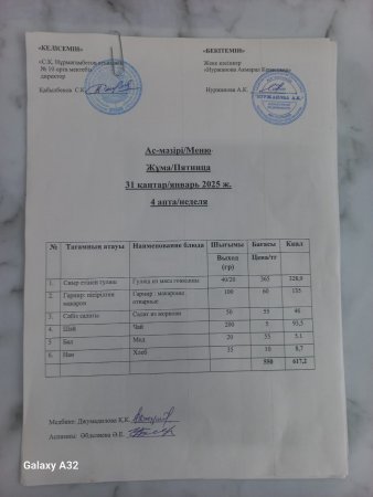 31.01.25 Ас мәзірі