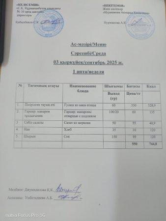 03.09.2025 Ас мәзірі