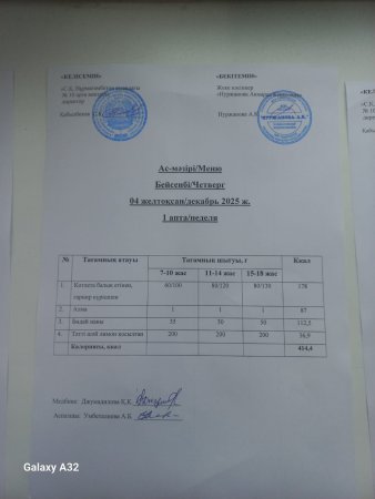 Ас мәзірі
